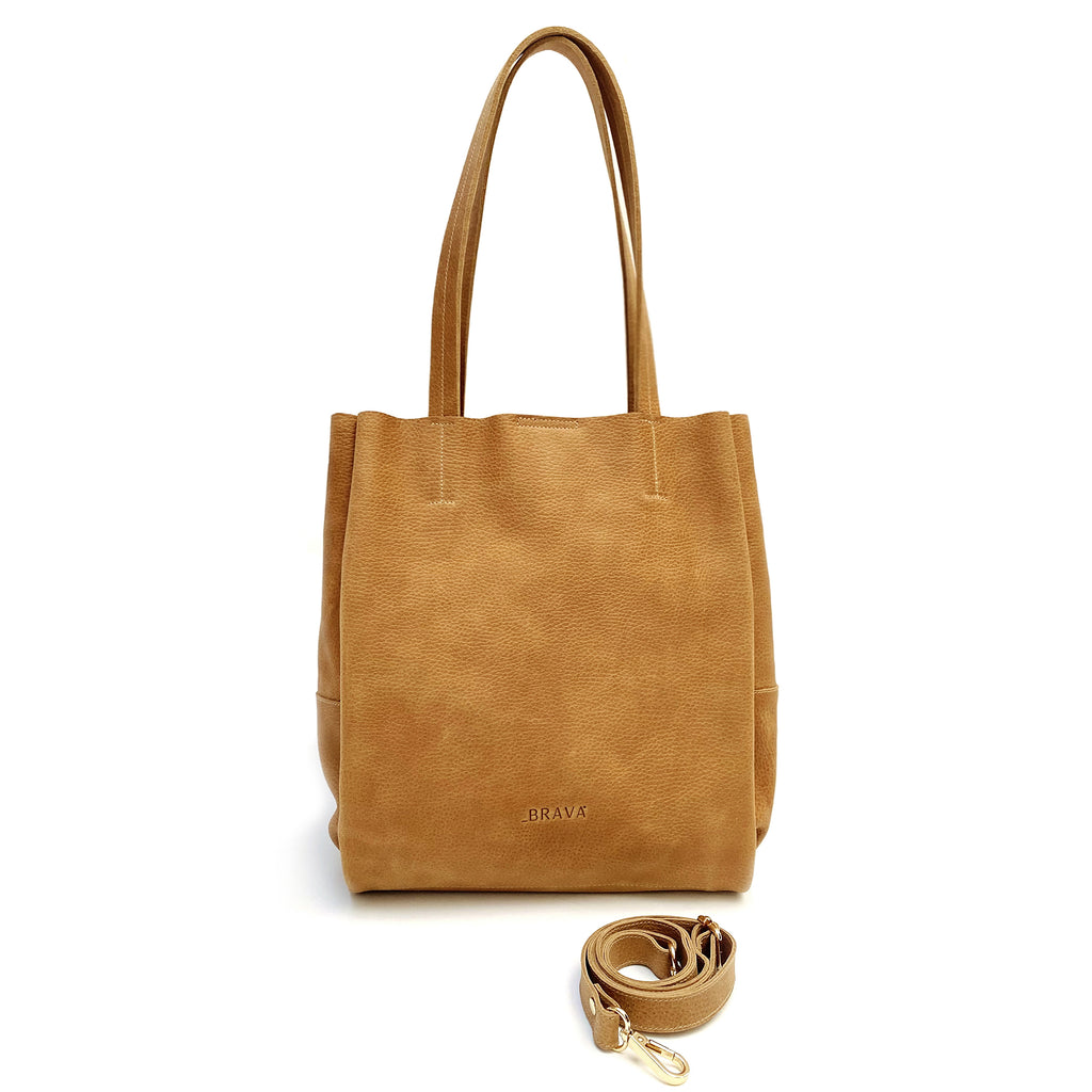 Cartera de cuero modelo SIMONE Miel